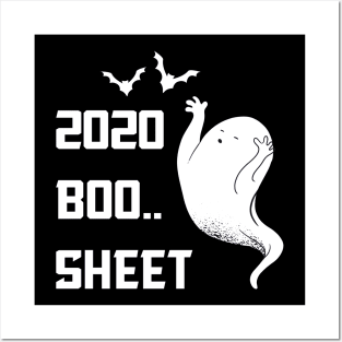 2020 boo sheet funny ghost Halloween gift Posters and Art